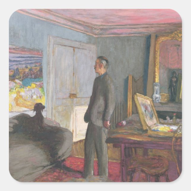 Pierre Bonnard 1935 Quadratischer Aufkleber (Vorderseite)
