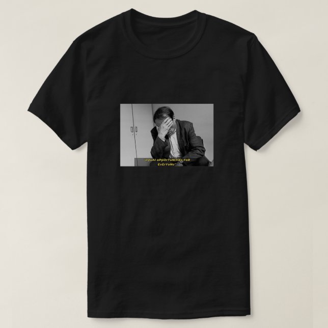 Pierre Bourdieu Chancengleichheit für alle T-Shirt (Design vorne)