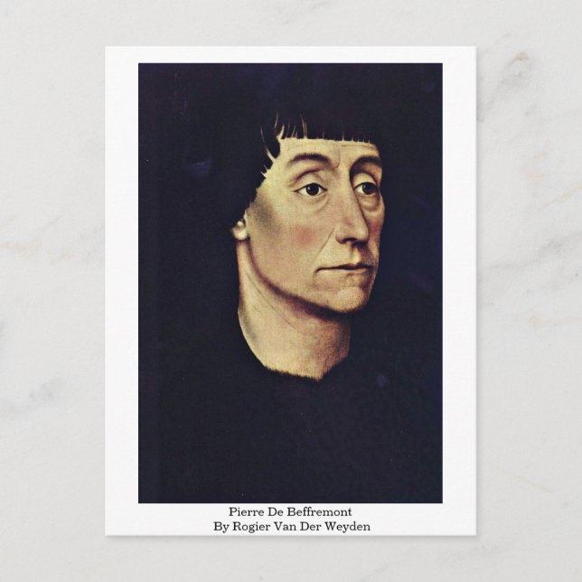 Pierre De Beffremont von Rogier Van der Weyden Postkarte (Vorderseite)