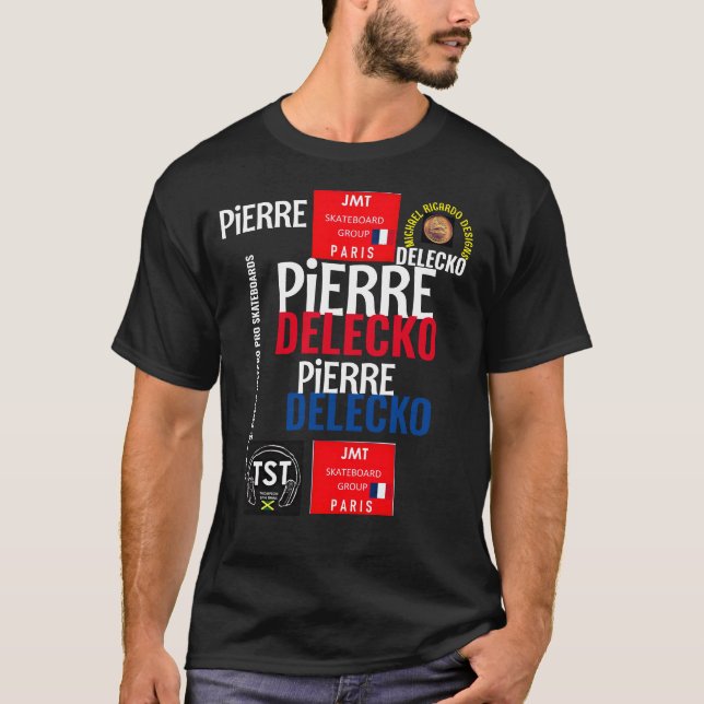 PIERRE DELECKO JMT PARIS Basic Dark T - Shirt (Vorderseite)