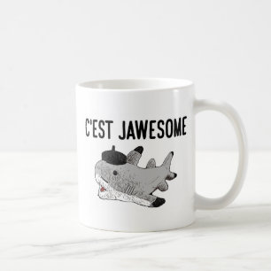 Pierre die Haifisch-Tasse (linkshändig) Kaffeetasse
