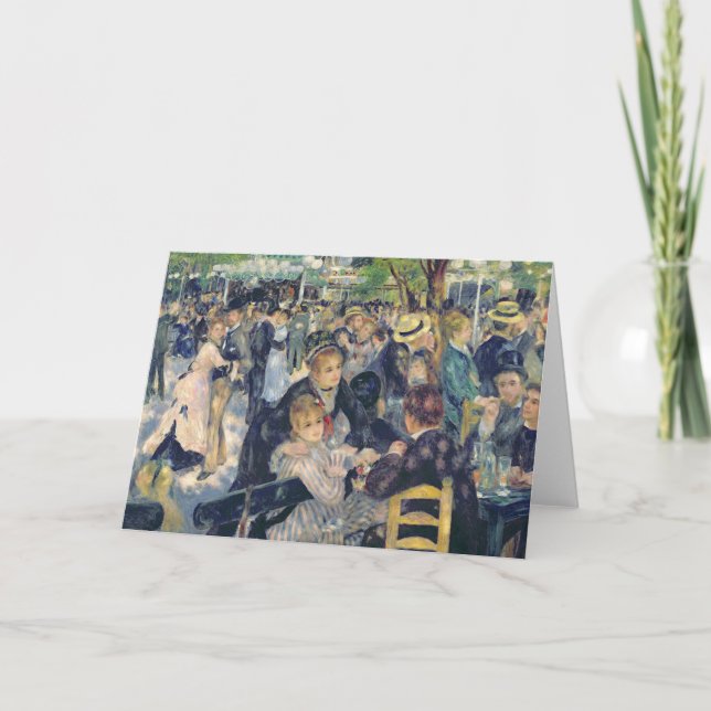 Pierre ein Renoir | Ball bei Moulin de la Galette Karte (Vorderseite)