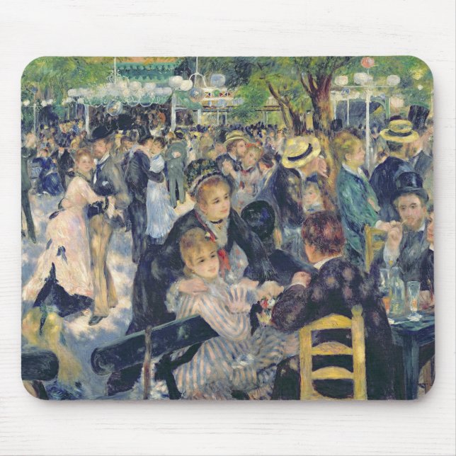 Pierre ein Renoir | Ball bei Moulin de la Galette Mousepad (Vorne)