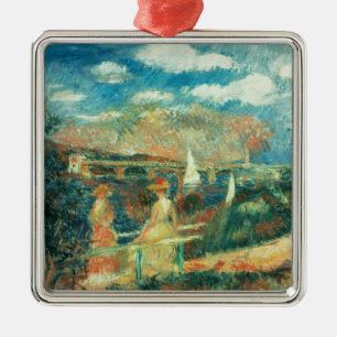Pierre ein Renoir Banken der Seines in Ornament Aus Metall