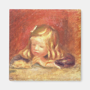 Pierre ein Renoir Coco am Tisch Magnet
