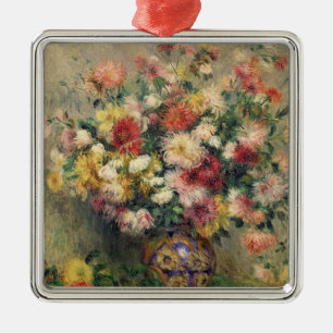 Pierre ein Renoir   Dahlien Ornament Aus Metall