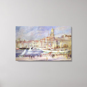 Pierre ein Renoir   der alte Hafen von Marseille Leinwanddruck