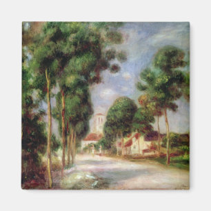 Pierre ein Renoir   die Straße zu Essoyes Magnet