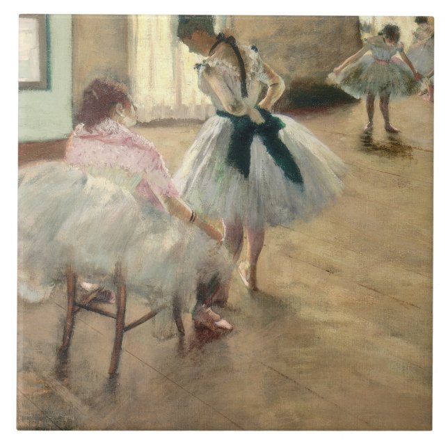 Pierre ein Renoir | die Tanzstunde Fliese (Vorderseite)