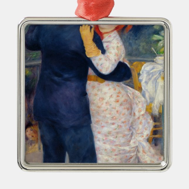 Pierre ein Renoir | ein Tanz im Land Silbernes Ornament (Vorne)