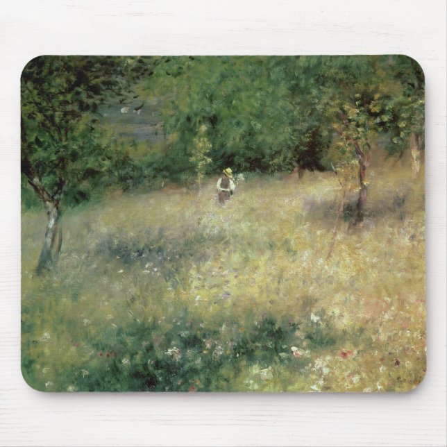 Pierre ein Renoir | Frühling bei Chatou Mousepad (Vorne)