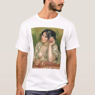 Pierre ein Renoir Gabrielle mit einer Rose T-Shirt