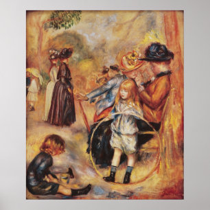 Pierre ein Renoir in den Luxemburg-Gärten Poster