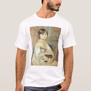 Pierre ein Renoir Julie Manet mit Katze T-Shirt
