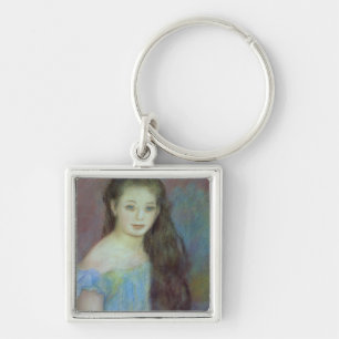 Pierre ein Renoir   junges Mädchen mit blauen Schlüsselanhänger