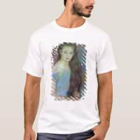 Pierre ein Renoir | junges Mädchen mit blauen