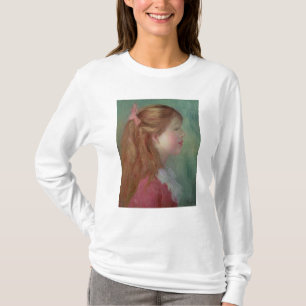 Pierre ein Renoir junges Mädchen mit dem langen T-Shirt