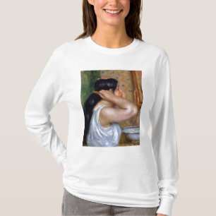 Pierre ein Renoir   Mädchen, das ihr Haar kämmt T-Shirt