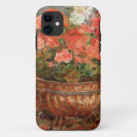 Pierre ein Renoir | Pelargonien in einem kupfernen