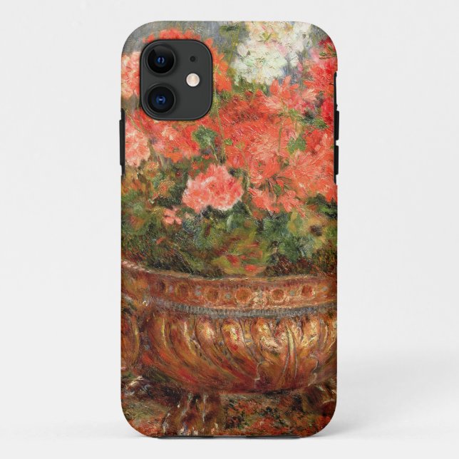 Pierre ein Renoir | Pelargonien in einem kupfernen Case-Mate iPhone Hülle (Rückseite)