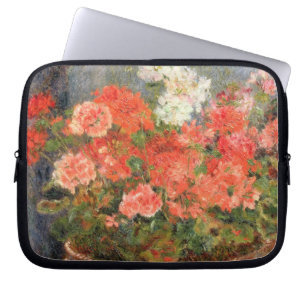 Pierre ein Renoir   Pelargonien in einem kupfernen Laptopschutzhülle