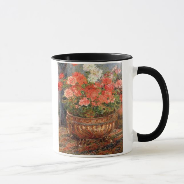 Pierre ein Renoir | Pelargonien in einem kupfernen Tasse (Rechts)