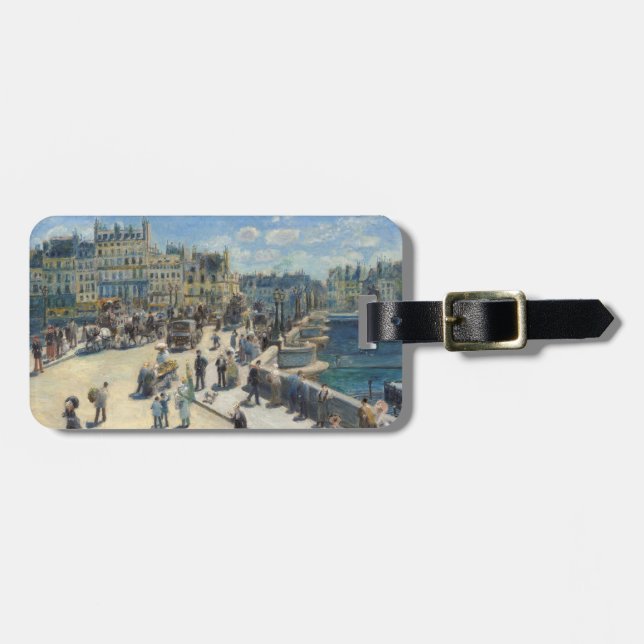 Pierre ein Renoir | Pont Neuf, Paris Gepäckanhänger (Vorderseite horizontal)