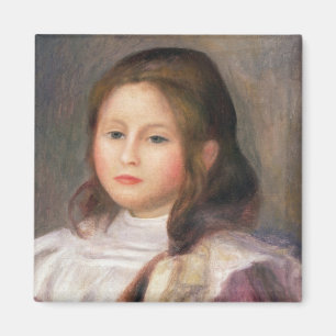 Pierre ein Renoir   Porträt eines Kindes 2 Magnet