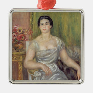Pierre ein Renoir   Porträt von A. Silbernes Ornament