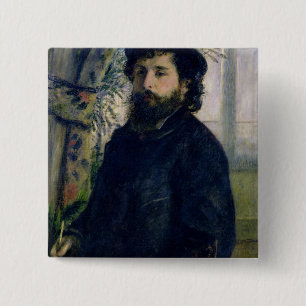 Pierre ein Renoir   Porträt von Claude Monet Button