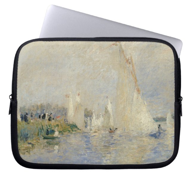 Pierre ein Renoir | Regatta in Argenteuil Laptopschutzhülle (Vorderseite)