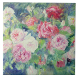Pierre ein Renoir   Rosen 2 Fliese