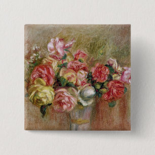 Pierre ein Renoir   Rosen in einem Sevres Vase Button