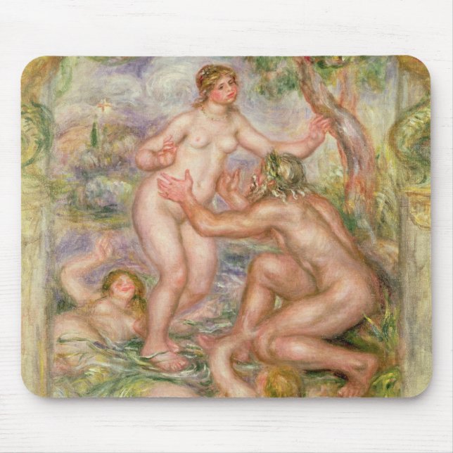 Pierre ein Renoir | Saone, der in die Rhône fließt Mousepad (Vorne)