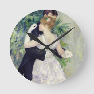 Pierre ein Renoir   Tanz in der Stadt Runde Wanduhr