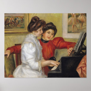 Pierre ein Renoir   Yvonne und Christine Lerolle Poster