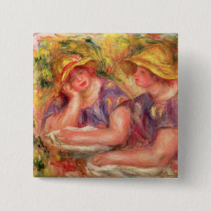 Pierre ein Renoir   zwei Frauen in den blauen Button
