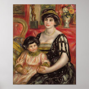 Pierre eine Renoir Frau Josse Bernheim-Jeune und Poster