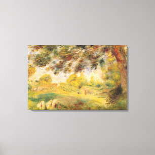 Pierre eine Renoir   Frühlings-Landschaft Leinwanddruck