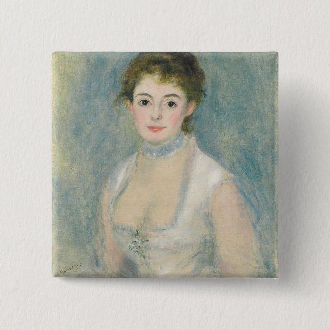 Pierre eine Renoir | Madame Henriot Button (Vorderseite)