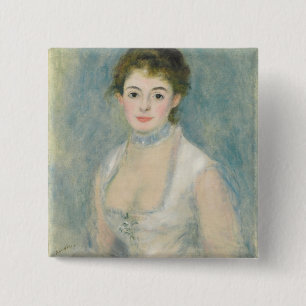 Pierre eine Renoir   Madame Henriot Button