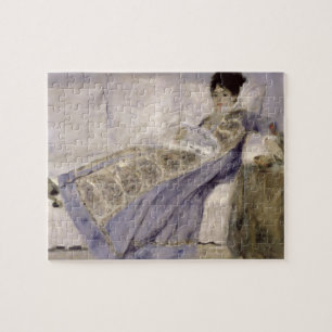 Pierre eine Renoir   Madame Monet auf einem Sofa Puzzle