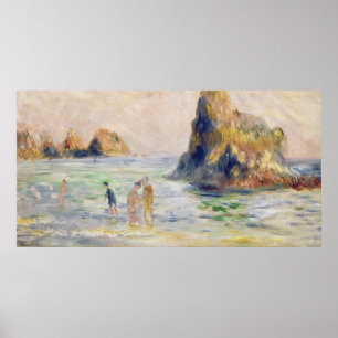 Pierre eine Renoir   Moulin Huet Bucht, Guernsey Poster