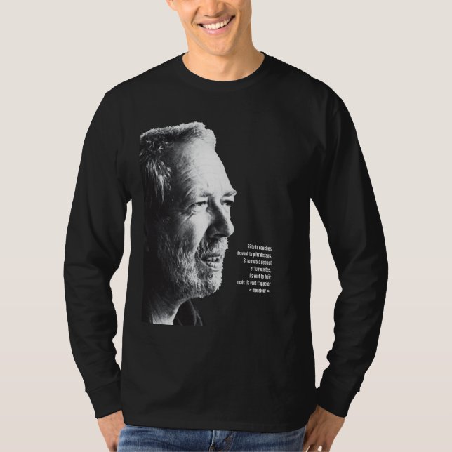 Pierre Falardeau Zitat Quebec aus Quebec T-Shirt (Vorderseite)