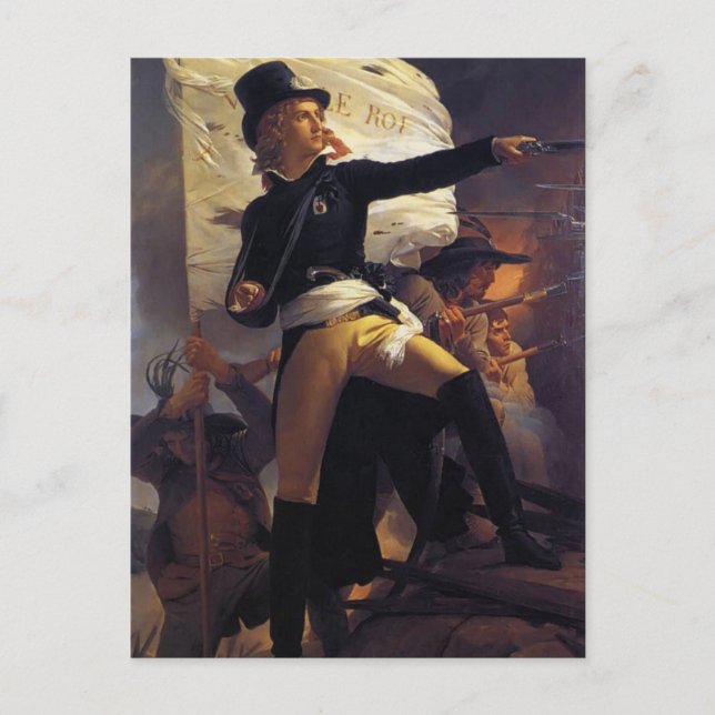 Pierre Guerin - Henri de La Rochejaquelein Postkarte (Vorderseite)