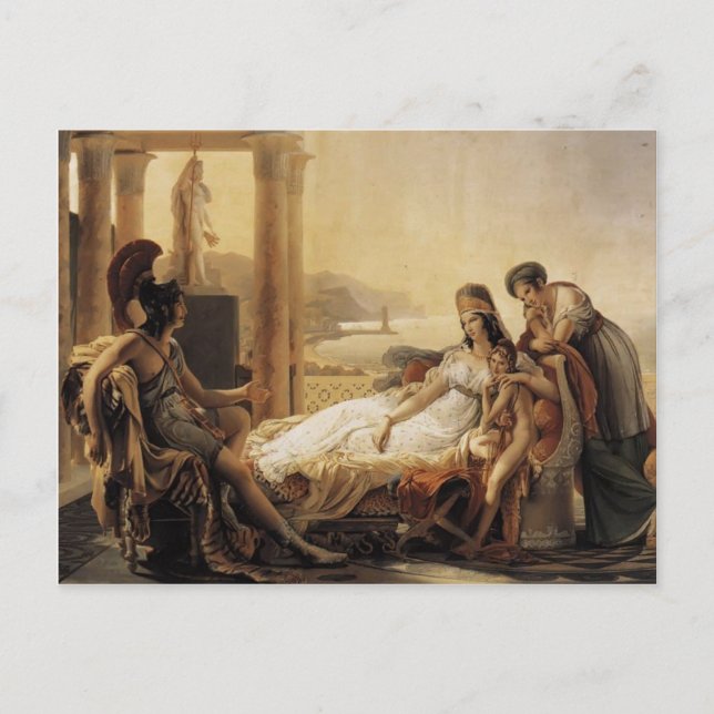 Pierre Guerin-Misfortunes der trojanischen Stadt Postkarte (Vorderseite)