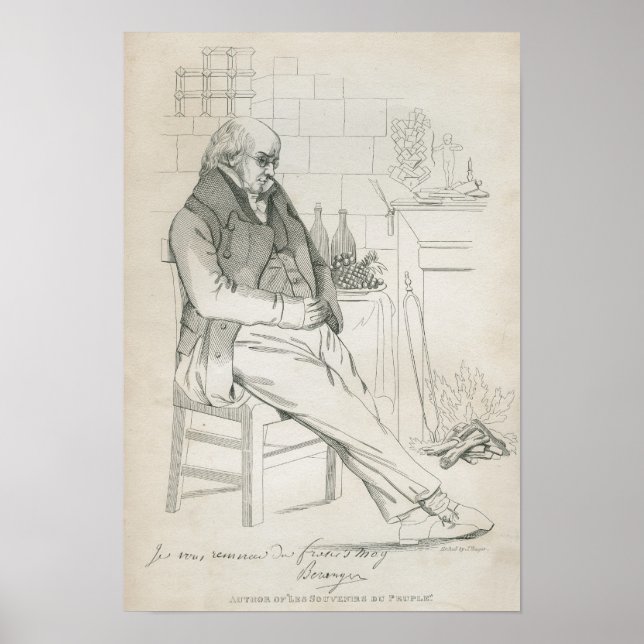 Pierre-Jean de Beranger Poster (Vorne)