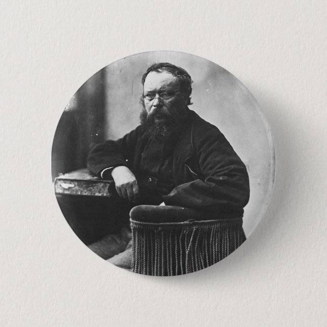 Pierre-Joseph Proudhon-Knopf Button (Vorderseite)
