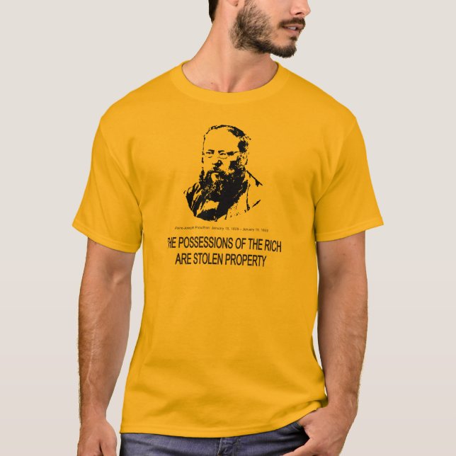 Pierre-Joseph Proudhon T-Shirt (Vorderseite)