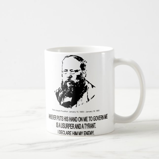 Pierre-Joseph Proudhon Tasse (Rechts)